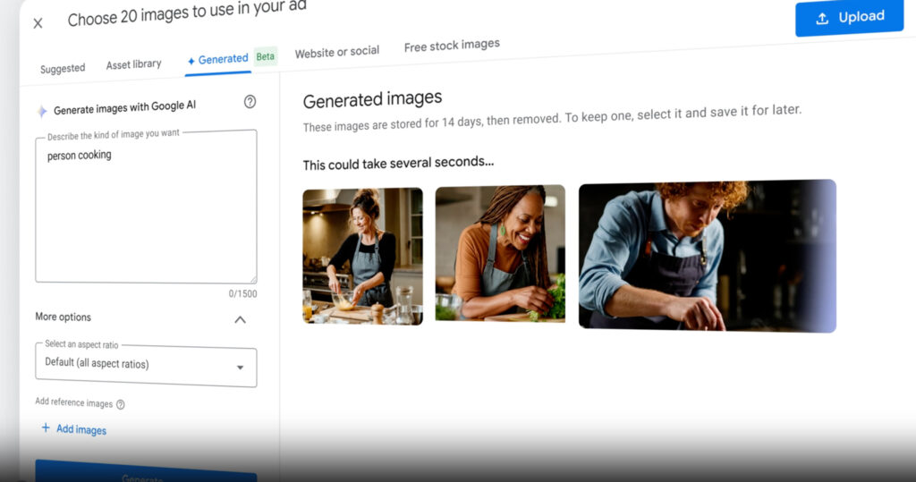 Google Ads AI Images Can Do People & Faces, Recommendations & Testing