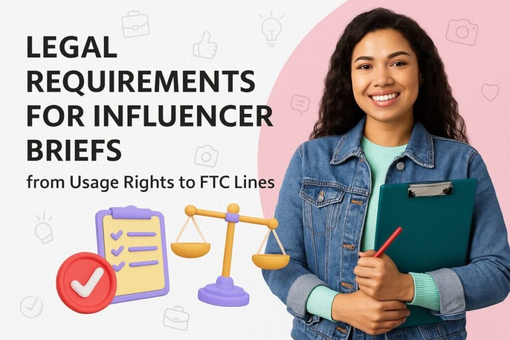 Legal Must-Haves for Influencer Briefs from Usage Rights to FTC Lines