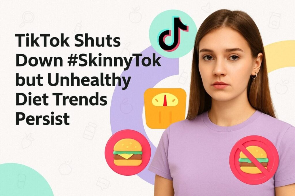 TikTok Shuts Down #SkinnyTok but Unhealthy Diet Trends Persist