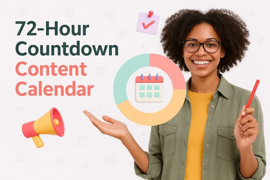 72-Hour Countdown Content Calendar