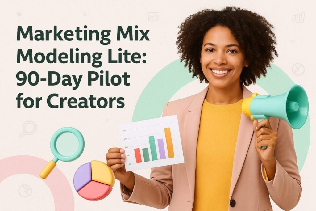 Marketing Mix Modeling Lite: 90-Day Pilot for Creators